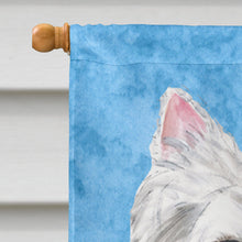 Load image into Gallery viewer, Westie Flag Canvas House Size