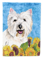 Load image into Gallery viewer, Westie Flag Canvas House Size