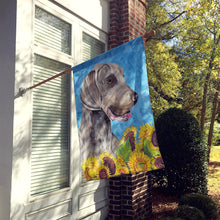 Load image into Gallery viewer, Weimaraner Flag Canvas House Size