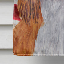 Load image into Gallery viewer, USA American Flag with Cavalier Spaniel Flag Canvas House Size