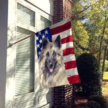 Load image into Gallery viewer, USA American Flag with Belgian Tervuren Flag Canvas House Size