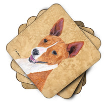 Load image into Gallery viewer, Basenji Coasters - Set of 4 Lightweight Foam, Absorbent Drink Coasters