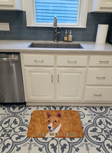 Load image into Gallery viewer, Basenji Wipe your Paws Machine Washable Memory Foam Mat SC9124RUG