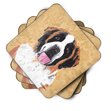 Load image into Gallery viewer, Saint Bernard Coasters - Set of 4 Lightweight Foam, Absorbent Drink Coasters