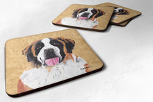 Load image into Gallery viewer, Saint Bernard Coasters - Set of 4 Lightweight Foam, Absorbent Drink Coasters