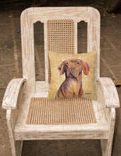 Load image into Gallery viewer, Vizsla Decorative   Canvas Fabric Pillow
