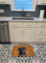 Load image into Gallery viewer, Labrador Wipe your Paws Machine Washable Memory Foam Mat SC9136RUG