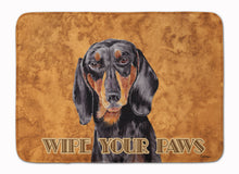 Load image into Gallery viewer, Dachshund Wipe your Paws Machine Washable Memory Foam Mat SC9139RUG