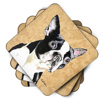 Load image into Gallery viewer, Boston Terrier Coasters - Set of 4 Lightweight Foam, Absorbent Drink Coasters