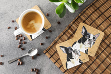 Load image into Gallery viewer, Boston Terrier Coasters - Set of 4 Lightweight Foam, Absorbent Drink Coasters