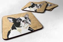 Load image into Gallery viewer, Boston Terrier Coasters - Set of 4 Lightweight Foam, Absorbent Drink Coasters
