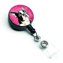 Load image into Gallery viewer, Boston Terrier Retractable Badge Reel or ID Holder with Clip