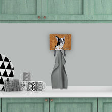 Load image into Gallery viewer, Boston Terrier Wipe your Paws Leash or Key Holder