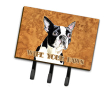 Load image into Gallery viewer, Boston Terrier Wipe your Paws Leash or Key Holder