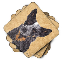 Load image into Gallery viewer, Australian Cattle Dog Coasters - Set of 4 Lightweight Foam, Absorbent Drink Coasters