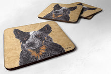 Load image into Gallery viewer, Australian Cattle Dog Coasters - Set of 4 Lightweight Foam, Absorbent Drink Coasters