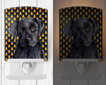 Load image into Gallery viewer, Labrador Candy Corn Halloween Portrait Ceramic Night Light SC9175CNL