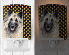 Load image into Gallery viewer, Belgian Tervuren Candy Corn Halloween Portrait Ceramic Night Light SC9193CNL