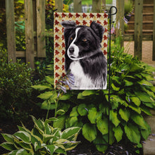 Load image into Gallery viewer, Border Collie Fall Leaves Portrait Garden Flag – Decorative Outdoor Yard Flag