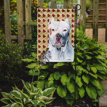 Load image into Gallery viewer, Pit Bull Fall Leaves Portrait Garden Flag – Decorative Outdoor Yard Flag