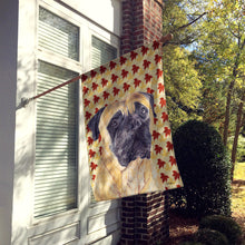Load image into Gallery viewer, Mastiff Fall Leaves Portrait Flag Canvas House Size