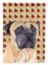 Load image into Gallery viewer, Mastiff Fall Leaves Portrait Garden Flag – Decorative Outdoor Yard Flag