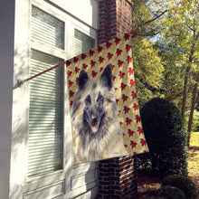 Load image into Gallery viewer, Belgian Tervuren Fall Leaves Portrait Flag Canvas House Size