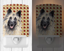 Load image into Gallery viewer, Belgian Tervuren Fall Leaves Portrait Ceramic Night Light SC9233CNL