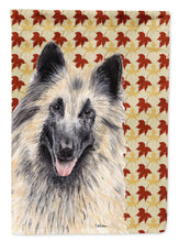 Load image into Gallery viewer, Belgian Tervuren Fall Leaves Portrait Garden Flag – Decorative Outdoor Yard Flag