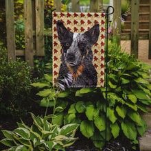 Load image into Gallery viewer, Australian Cattle Dog Fall Leaves Portrait Garden Flag – Decorative Outdoor Yard Flag