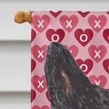 Load image into Gallery viewer, Australian Cattle Dog Hearts Love and Valentine's Day  Flag Canvas House Size