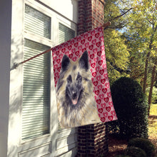 Load image into Gallery viewer, Belgian Tervuren Hearts Love and Valentine's Day  Flag Canvas House Size