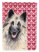 Load image into Gallery viewer, Belgian Tervuren Hearts Love and Valentine's Day  Flag Canvas House Size