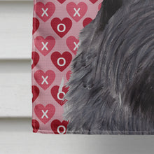 Load image into Gallery viewer, Scottish Terrier Hearts Love and Valentine's Day  Flag Canvas House Size