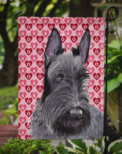 Load image into Gallery viewer, Scottish Terrier Hearts Love Valentine's Day Portrait Flag Garden