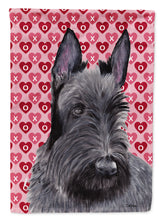 Load image into Gallery viewer, Scottish Terrier Hearts Love Valentine's Day Portrait Flag Garden