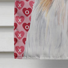 Load image into Gallery viewer, Shih Tzu Hearts Love and Valentine's Day Portrait Flag Canvas House Size