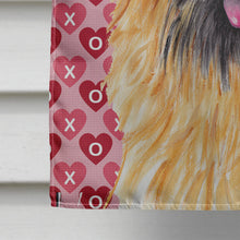 Load image into Gallery viewer, Cairn Terrier Hearts Love and Valentine's Day Portrait Flag Canvas House Size