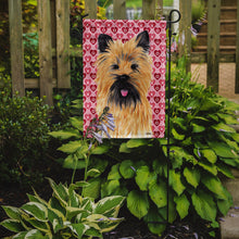 Load image into Gallery viewer, Cairn Terrier Hearts Love and Valentine's Day Portrait Garden Flag – Decorative Outdoor Yard Flag