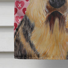 Load image into Gallery viewer, Airedale Hearts Love Valentine's Day Flag Canvas House Size