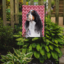 Load image into Gallery viewer, Springer Spaniel Hearts Love Valentine's Day Garden Flag – Decorative Outdoor Yard Flag