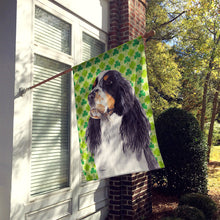 Load image into Gallery viewer, Springer Spaniel St. Patrick's Day Shamrock Portrait Flag Canvas House Size