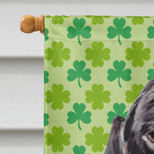 Load image into Gallery viewer, Dachshund St. Patrick's Day Shamrock Portrait Flag Canvas House Size