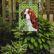 Load image into Gallery viewer, Beagle St. Patrick's Day Shamrock Portrait Garden Flag – Decorative Outdoor Yard Flag