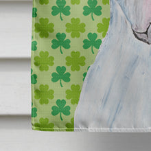 Load image into Gallery viewer, Pit Bull St. Patrick's Day Shamrock Portrait Flag Canvas House Size
