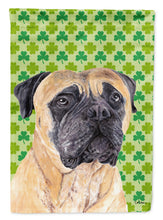 Load image into Gallery viewer, Mastiff St. Patrick's Day Shamrock Portrait Garden Flag – Decorative Outdoor Yard Flag