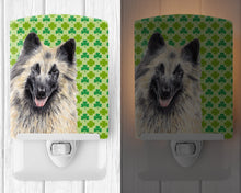 Load image into Gallery viewer, Belgian Tervuren St. Patrick's Day Shamrock Portrait Ceramic Night Light SC9312CNL