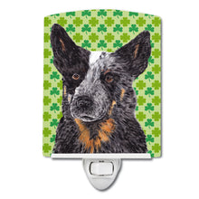Load image into Gallery viewer, Australian Cattle Dog St. Patrick's Day Shamrock Ceramic Night Light SC9316CNL
