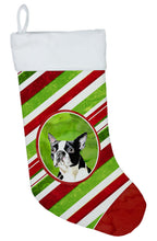 Load image into Gallery viewer, Boston Terrier Candy Cane Holiday Christmas  Christmas Stocking SC9320