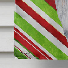 Load image into Gallery viewer, Beagle Candy Cane Holiday Christmas Flag Canvas House Size